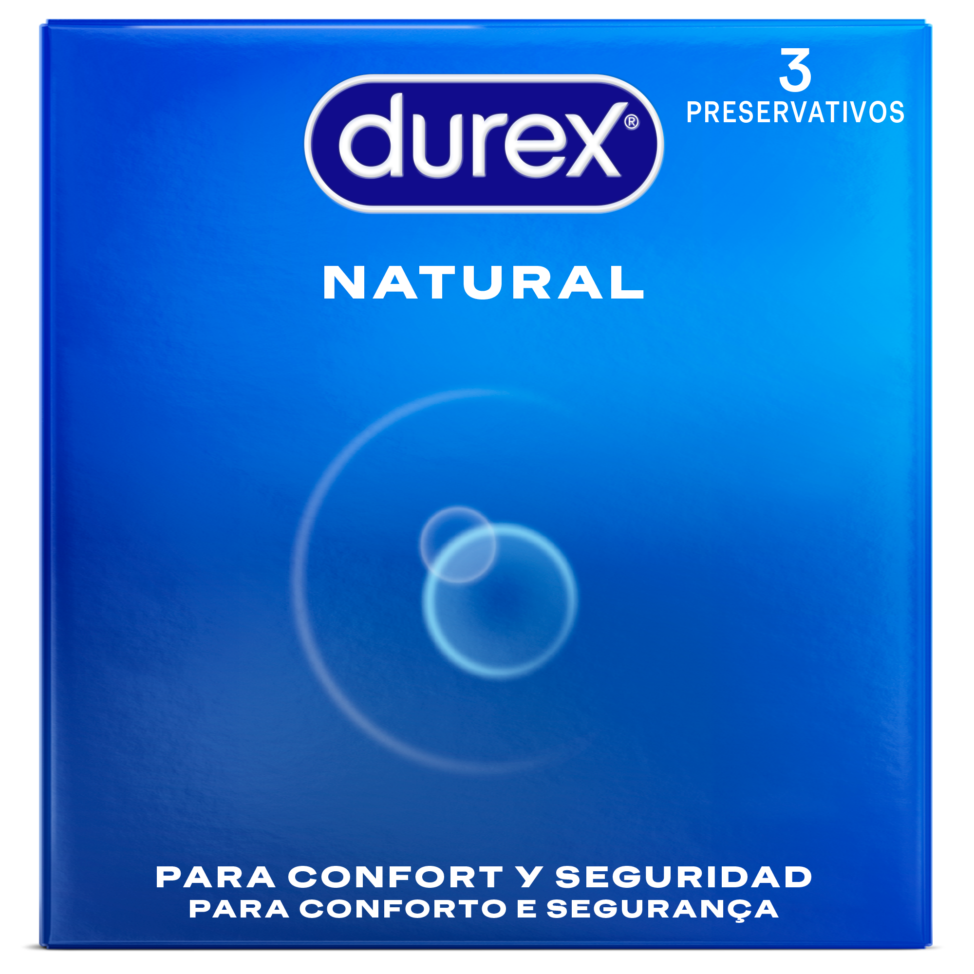 DUREX NATURAL REGULAR FIT 3 Condoms